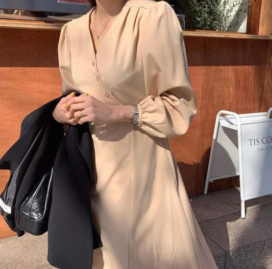 Elegant lady long dress