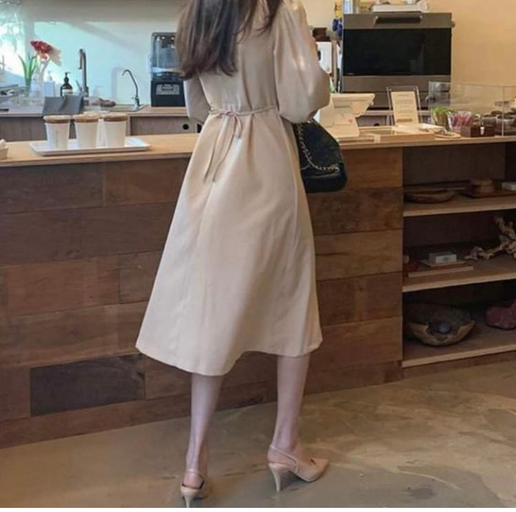 Elegant lady long dress