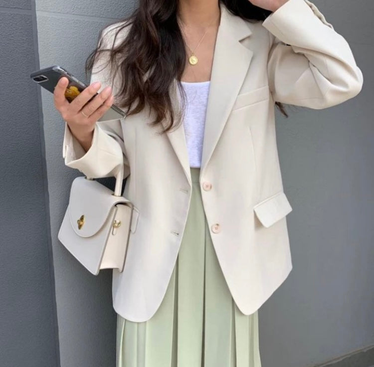 Light green pleated skirt