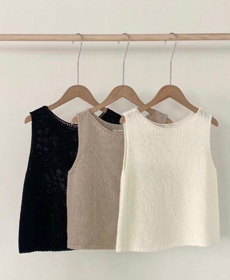 Knitted Vest Top