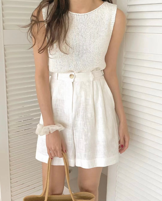 Cool linen casual pants