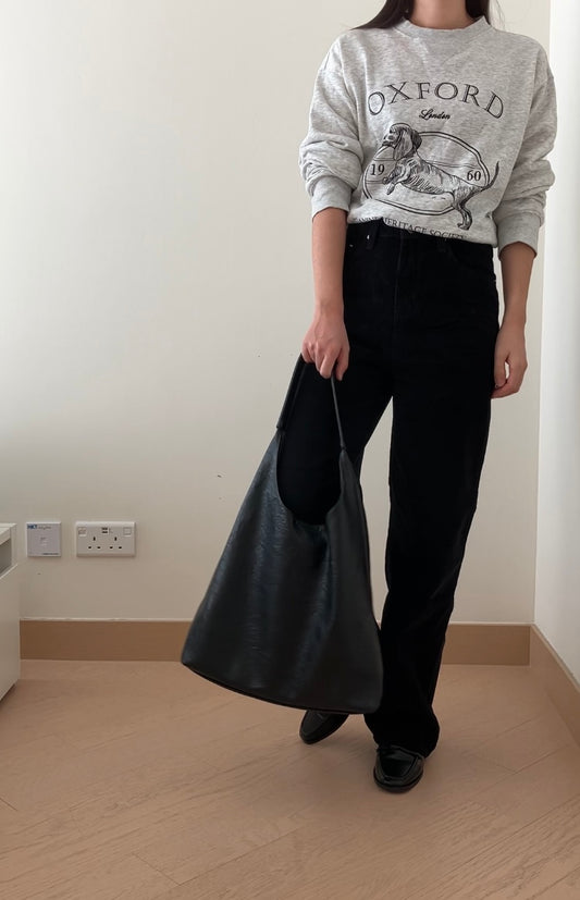 高腰直筒燈芯絨褲